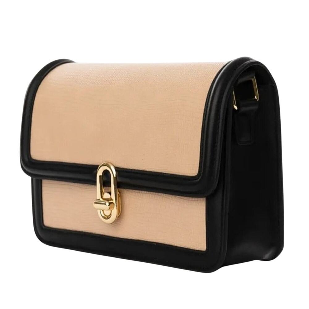 Jules Kae Mia Bag, Vegan Leather Lizard Texture, Blush & Gold Tone, NWT